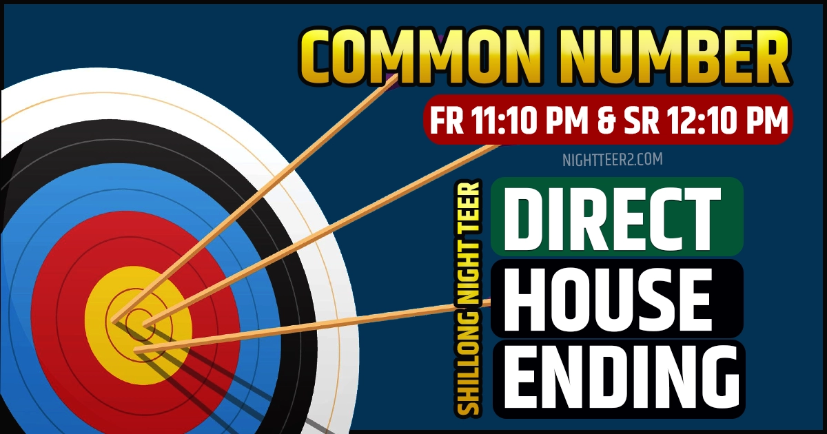 shillong teer common number